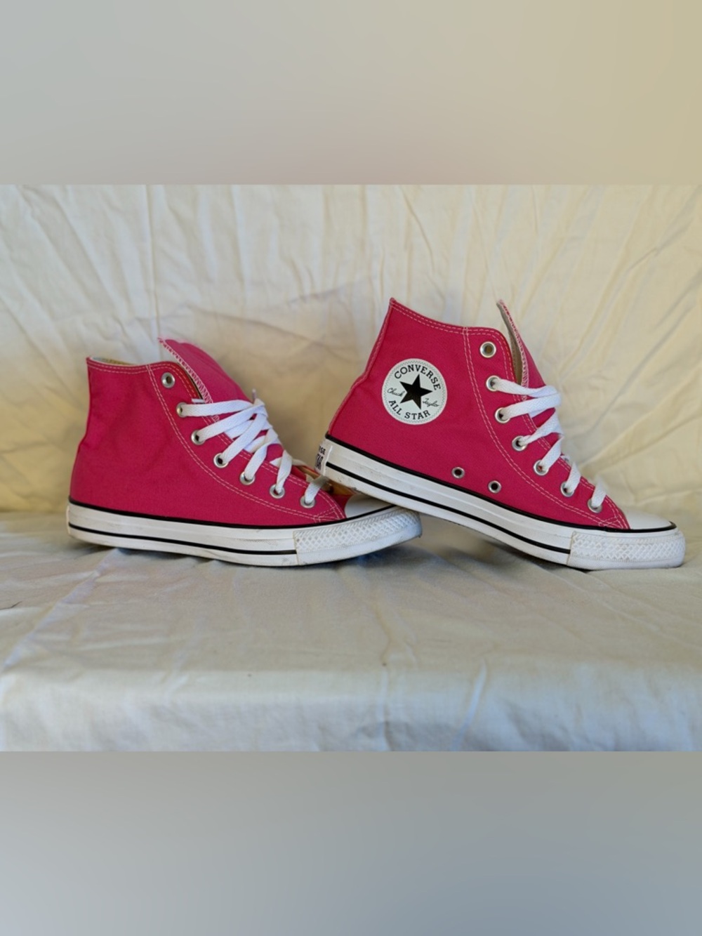 Converse Kids Pink High Top Sneakers